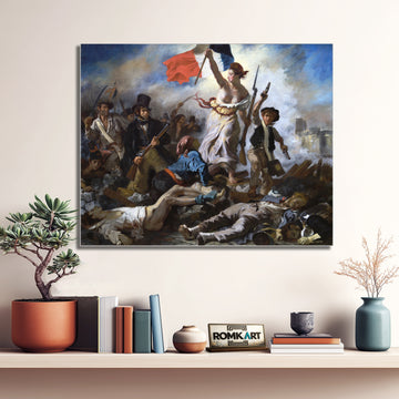 Eugene Delacroix Liberty Leading The People 1830 – Reproduction