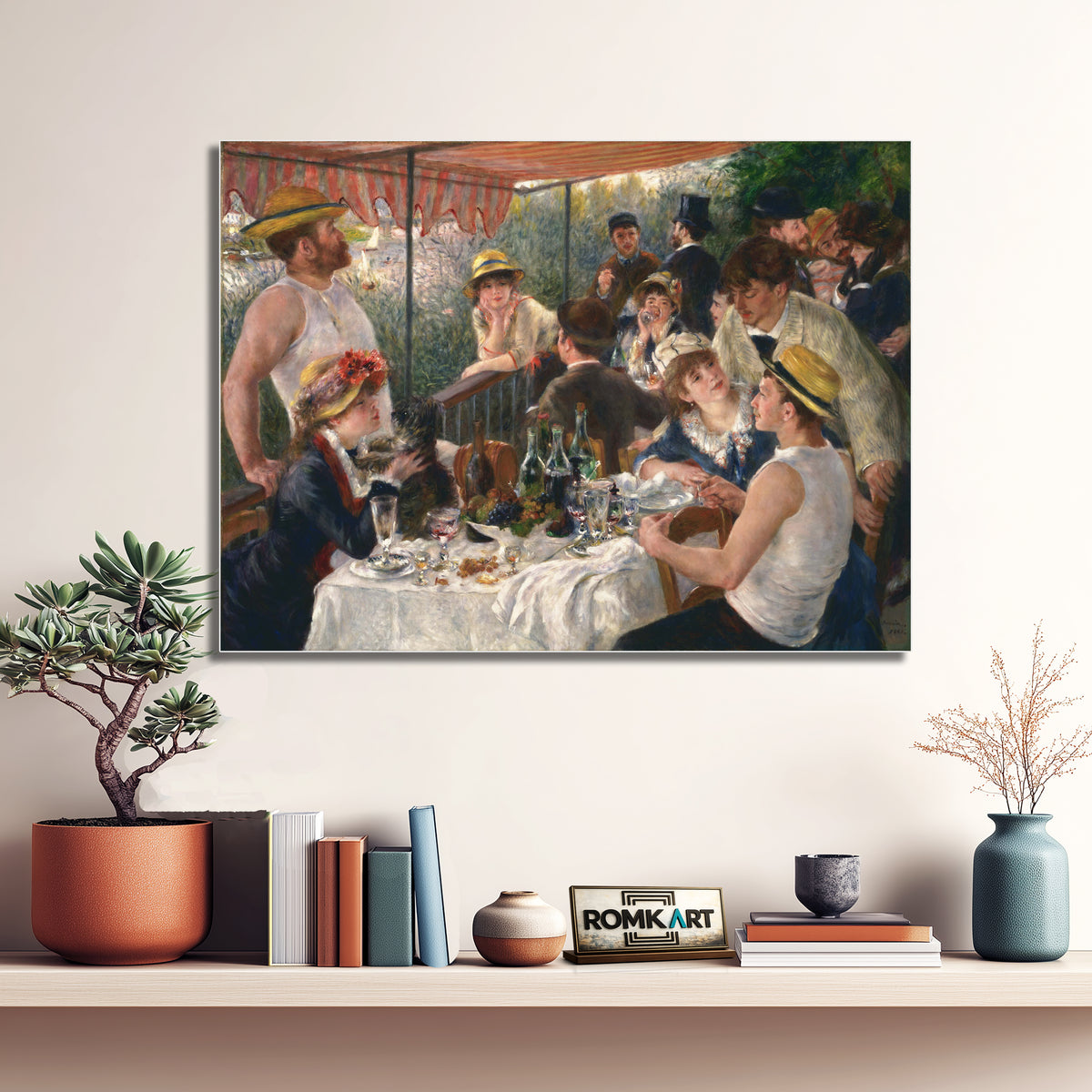 Pierre-auguste Renoir Luncheon Of The Boating Party – Reproduction