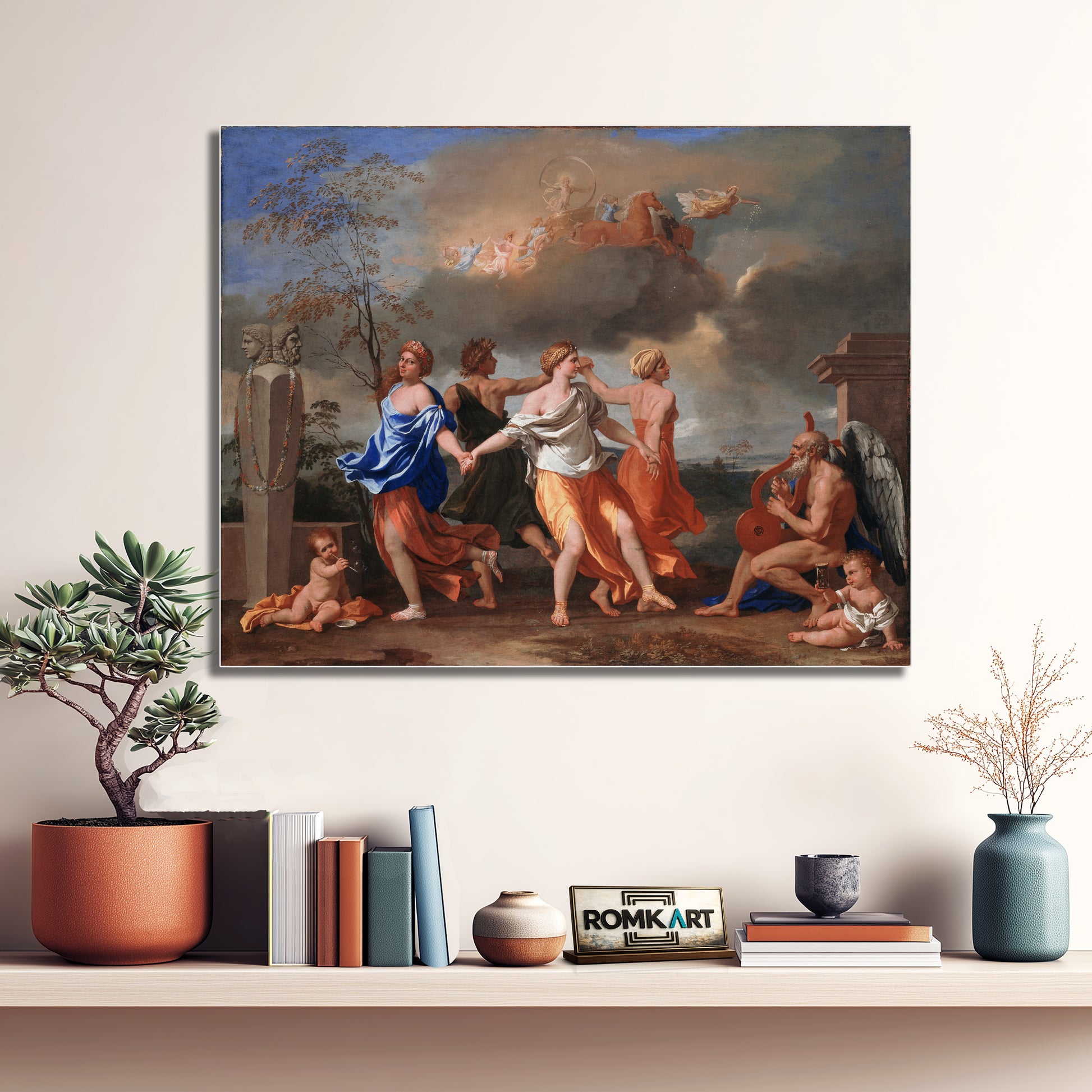 Nicolas Poussin A Dance To The Music Of Time&nbsp;1634-1636 – Reproduction