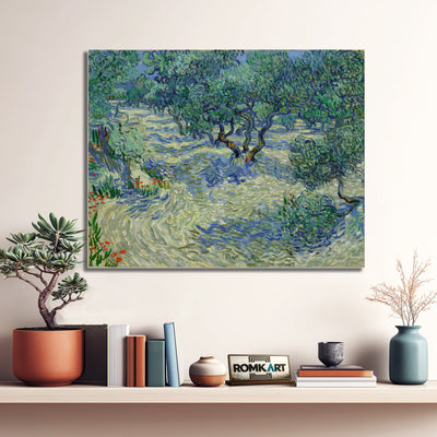 Vincent Van Gogh Olive Orchard 1889 – Reproduction