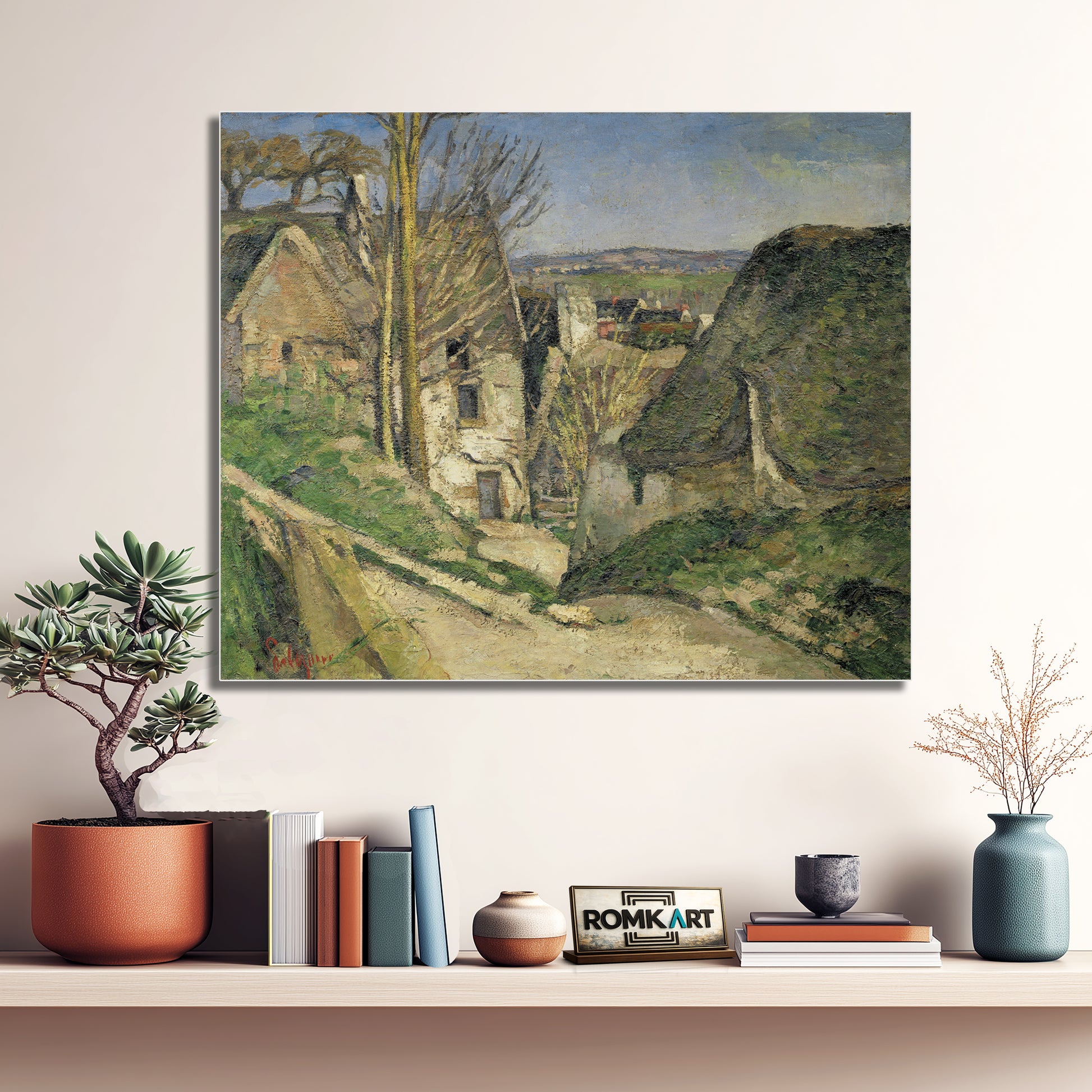 Paul Cezanne The House Of The Hanged Man 1873 – Reproduction