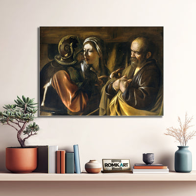 Caravaggio The Denial Of Saint Peter 1610 – Reproduction