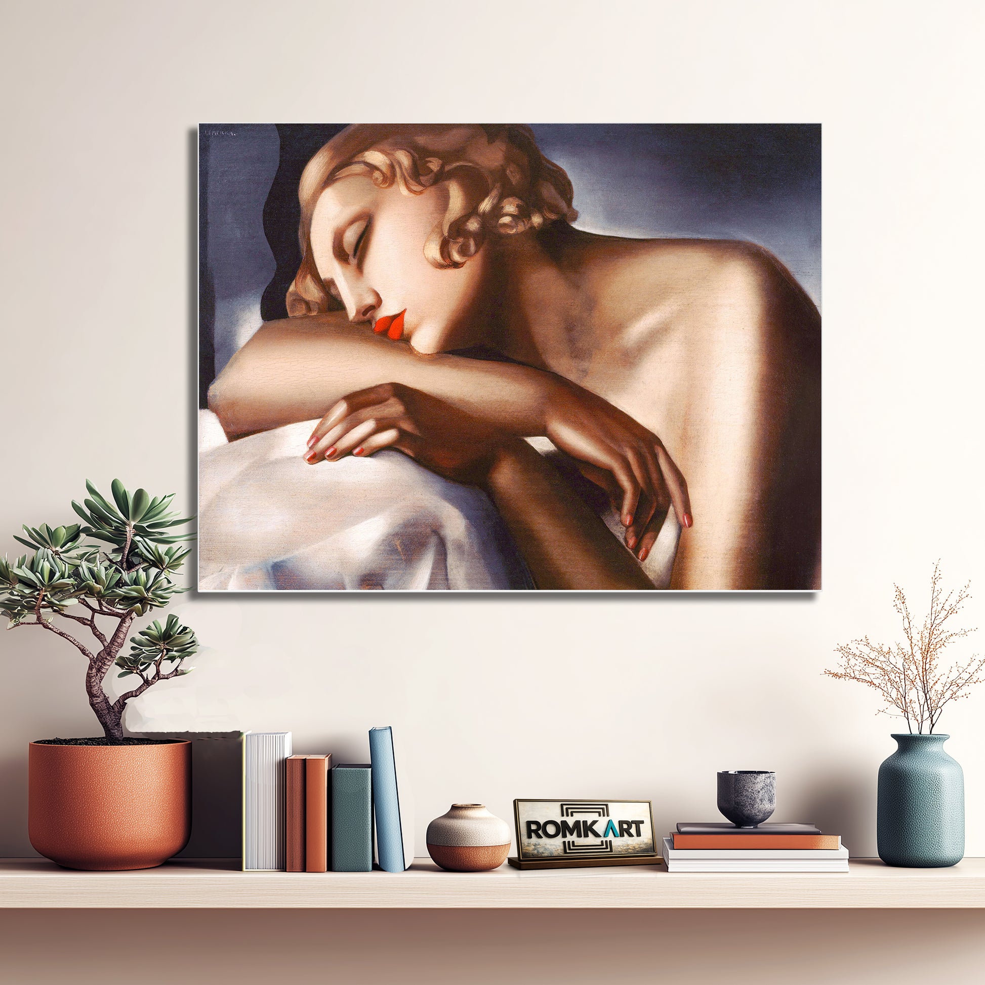 Tamara De Lempicka La Dormeuse 1930 Portraits Of Aristocrats And The Wealthy – Reproduction