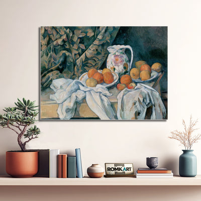 Paul Cezanne Still Life With A Curtain 1898 – Reproduction