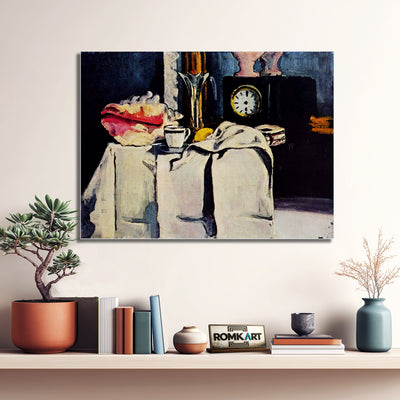 Paul Cezanne Pendule Noire Or The Black Marble Clock 1869-1871 – Reproduction