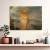 William Turner The Burning Of The Houses Of Parliament 1834 – Reproduction