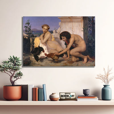 Jean Leon Gerome Young Greeks Attending A Cock Fight – Reproduction