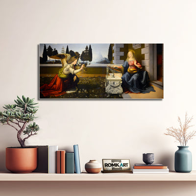 Leonardo Da Vinci The Annunciation 1475 – Reproduction