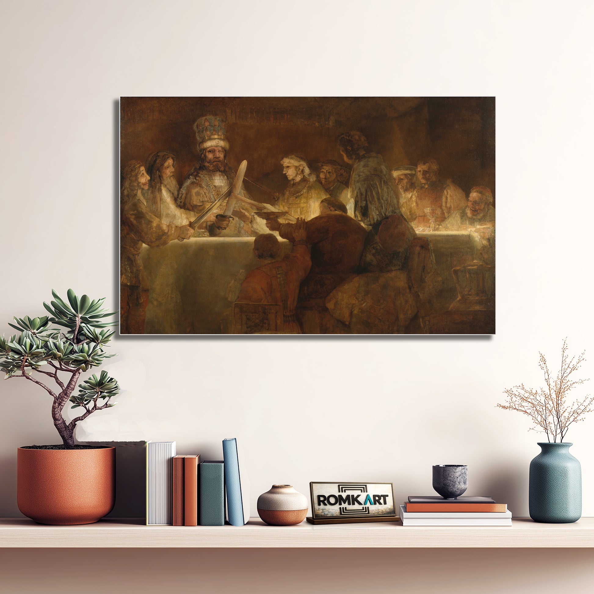 Rembrandt The Conspiracy Of Claudius Civilis 1661 1662 – Reproduction