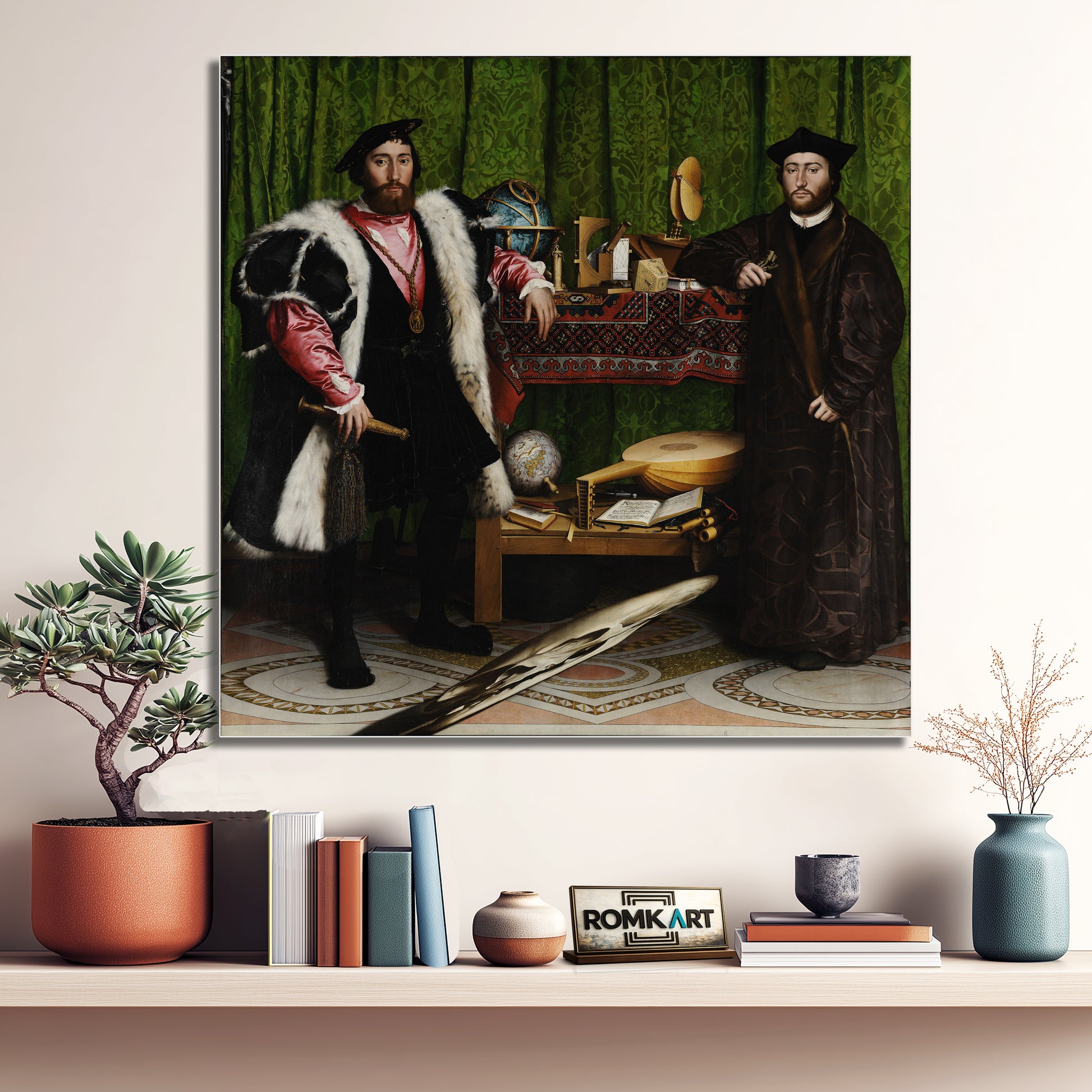 Hans Holbein The Younger The Ambassadors 1553 – Reproduction