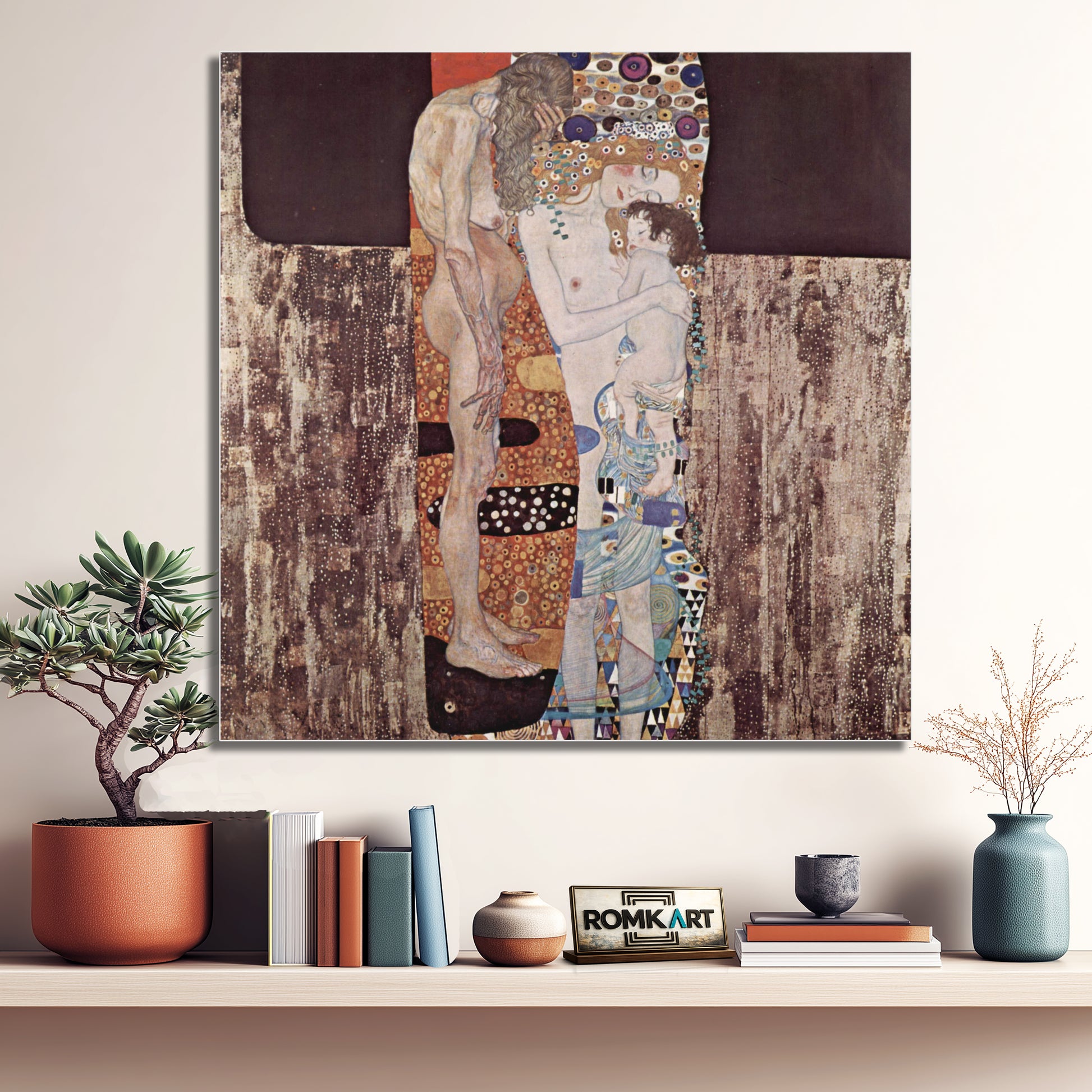 Gustav Klimt The Three Ages Of Woman 1905 – Reproduction