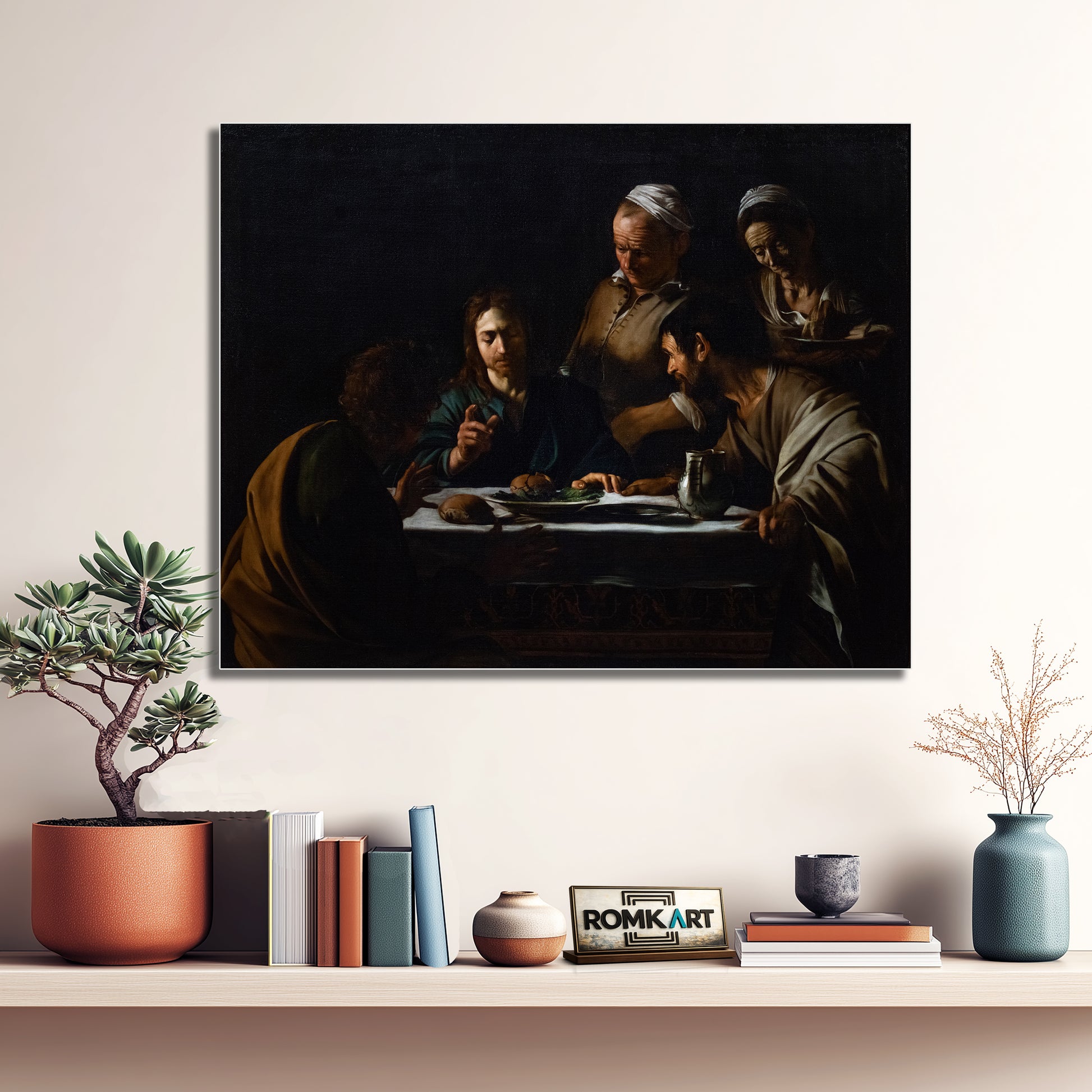 Caravaggio Supper At Emmaus Milan 1606 – Reproduction