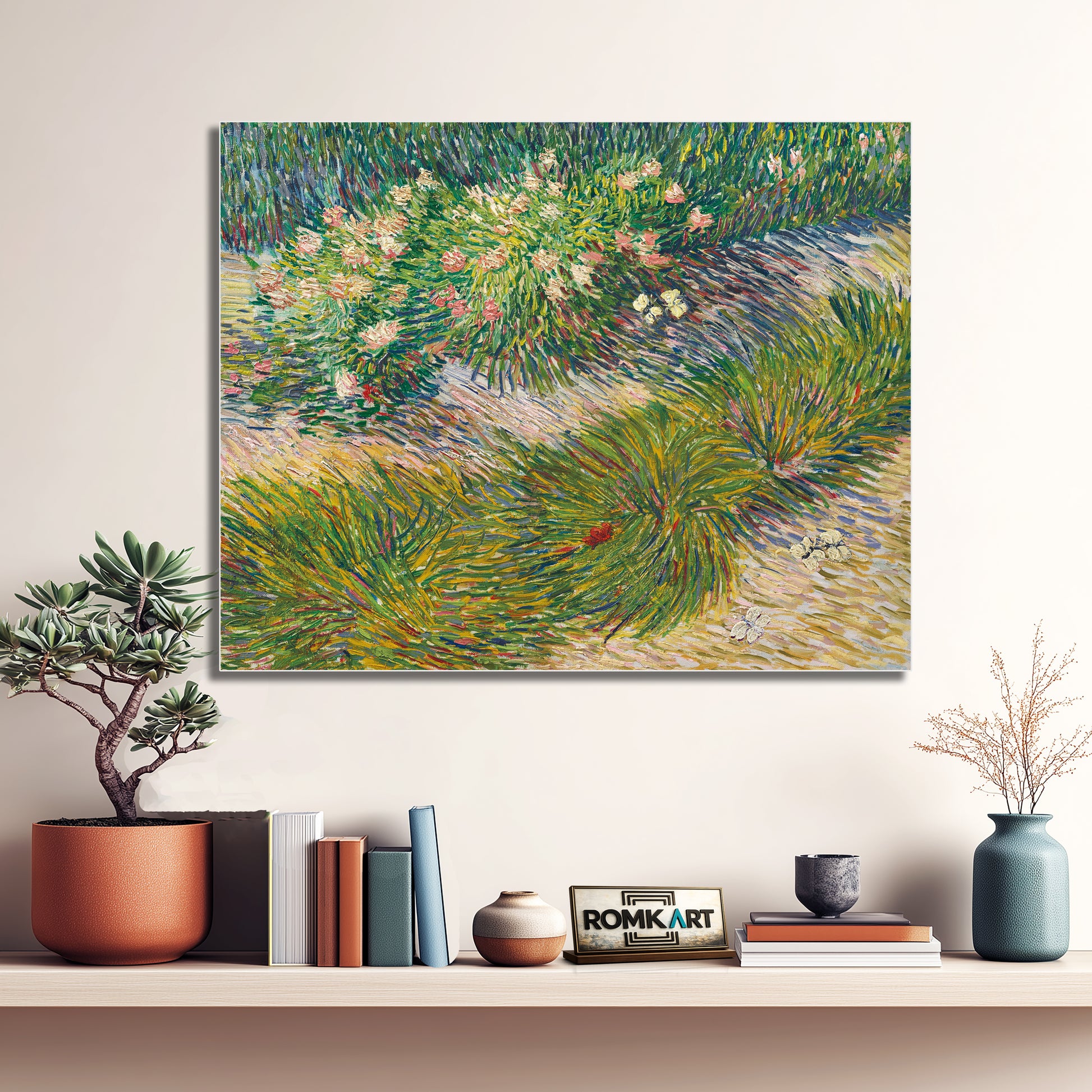 Vincent Van Gogh Coin De Jardin Avec Papillons 1887 – Reproduction