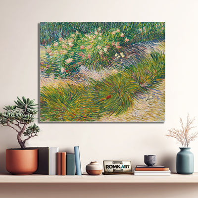 Vincent Van Gogh Coin De Jardin Avec Papillons 1887 – Reproduction