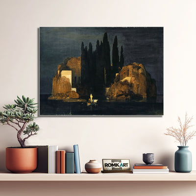 Arnold Bocklin Isle Of The Dead Basel Version 1880 – Reproduction