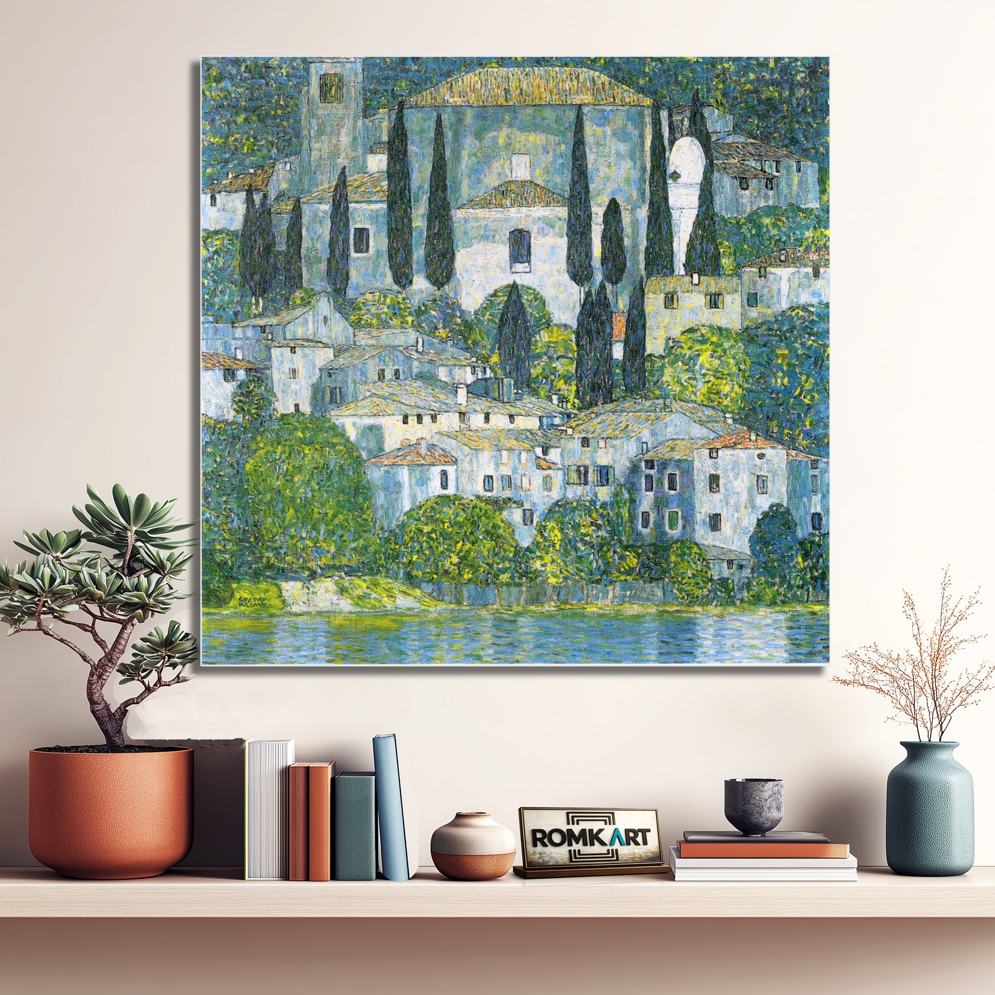 Gustav Klimt Church In Cassone 1913 – Reproduction