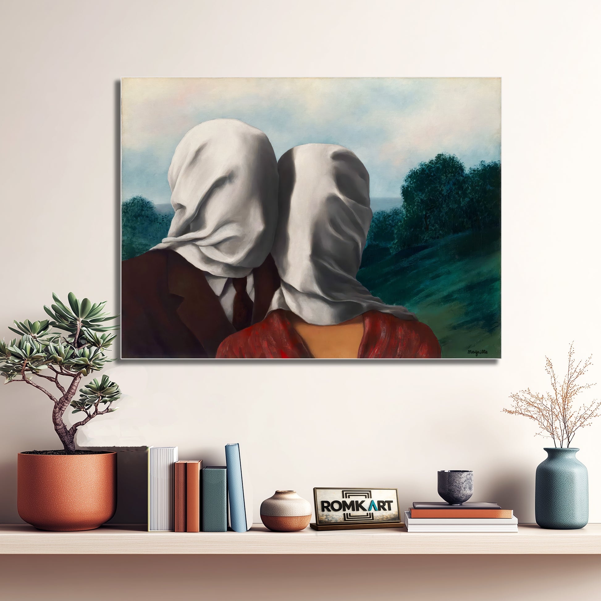 Rene Magritte Les Amants The Lover 1928 – Reproduction