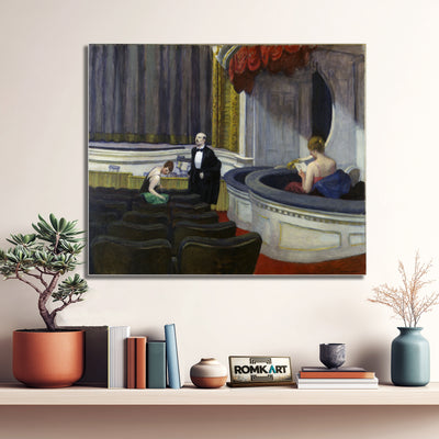 Edward Hopper Two On The Aisle 1927 One Of Hopper – Reproduction