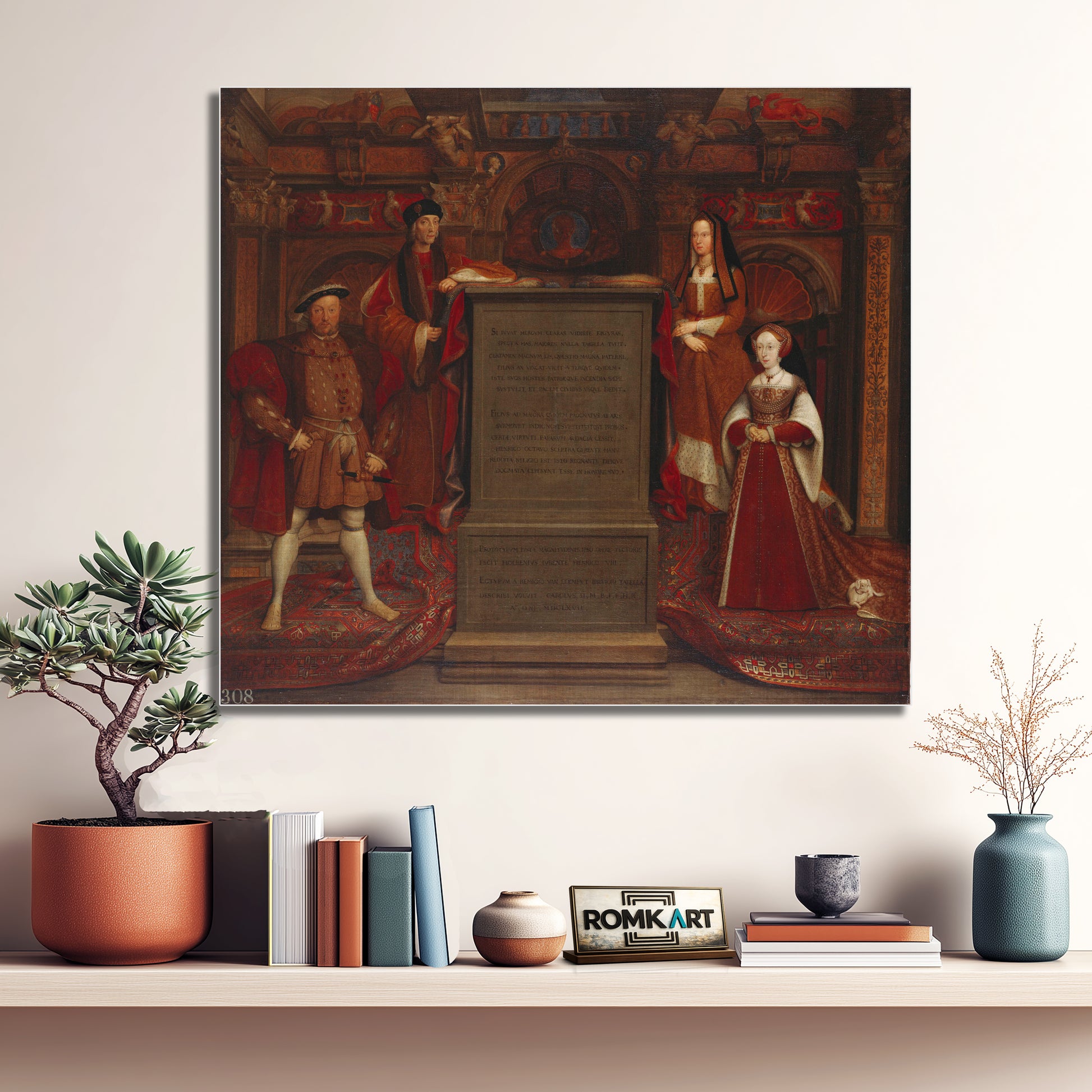 Hans Holbein the Younger. Whitehall Mural. 1667 – Reproduction