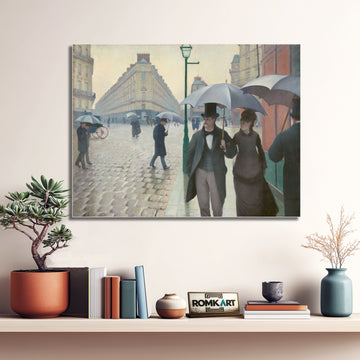Gustave Caillebotte Paris Street On A Rainy Day 1877 – Reproduction