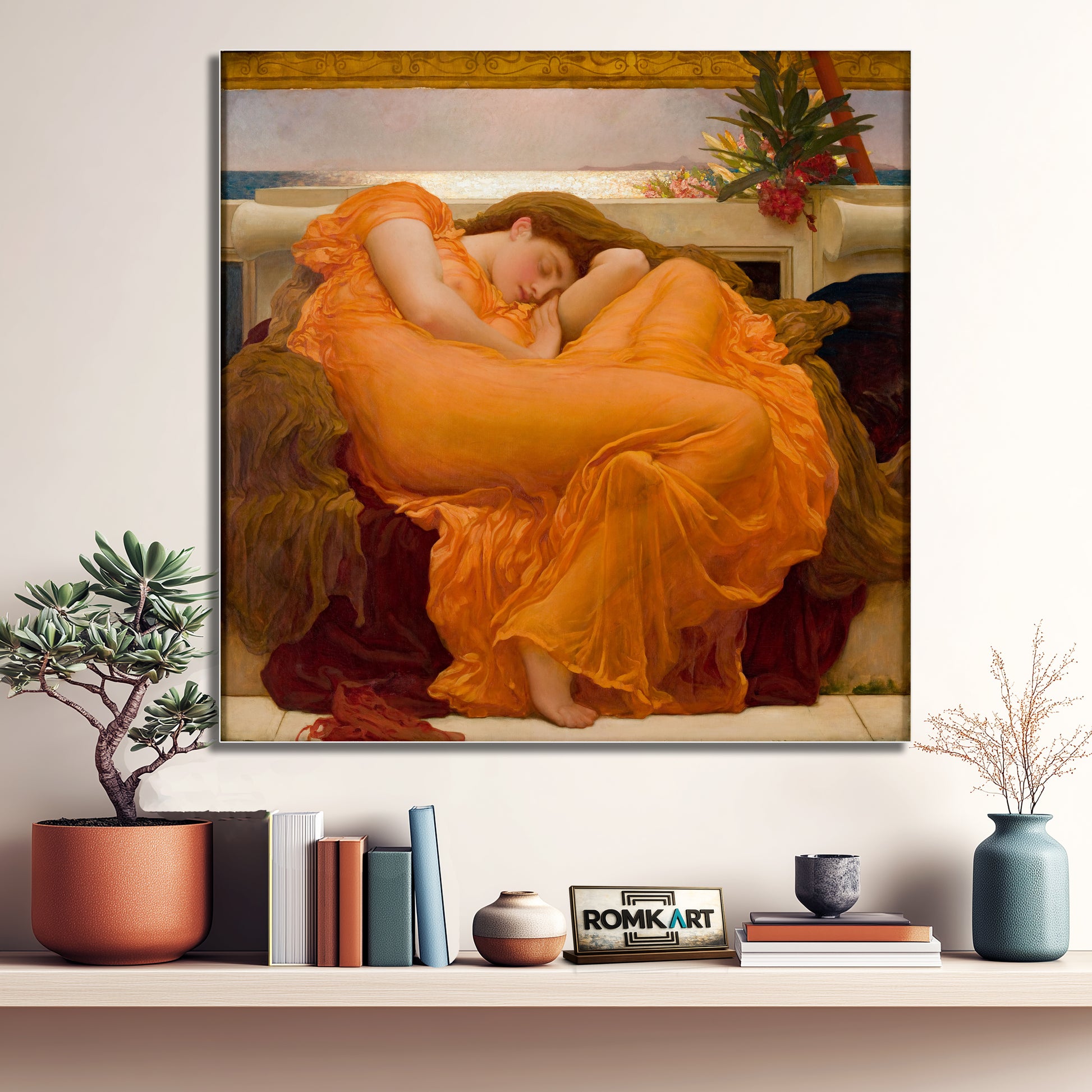 Frederic Leighton Flaming June 1895 – Reproduction