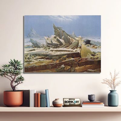 Caspar David Friedrich The Sea Of Ice 1823-1824 – Reproduction