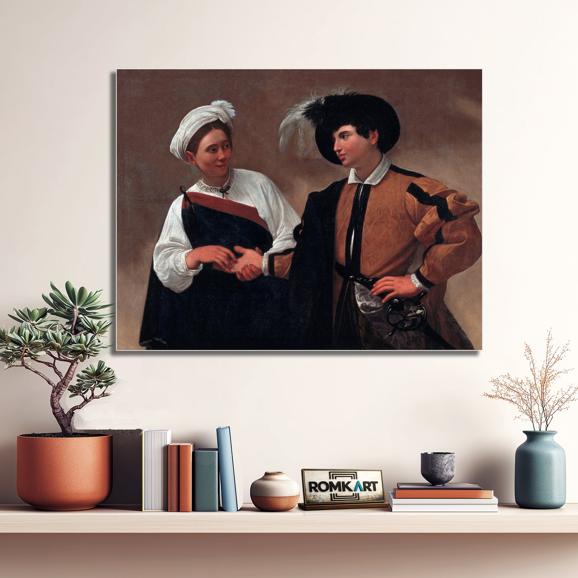 Caravaggio The Fortune Teller 1594 – Reproduction