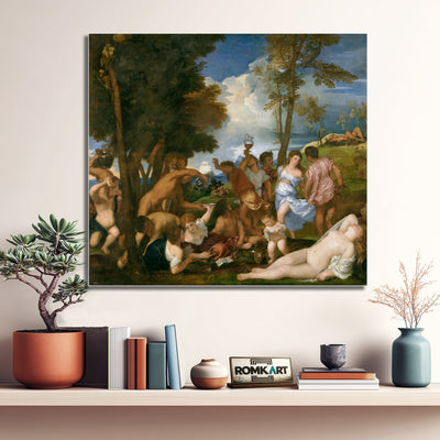 Titian Bacchanal Of The Andrians 1523-1526 – Reproduction