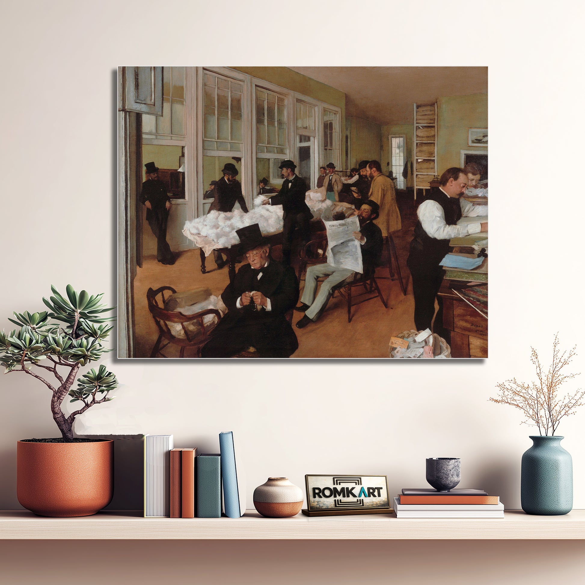 Edgar Degas A Cotton Office In New Orleans 1873 – Reproduction