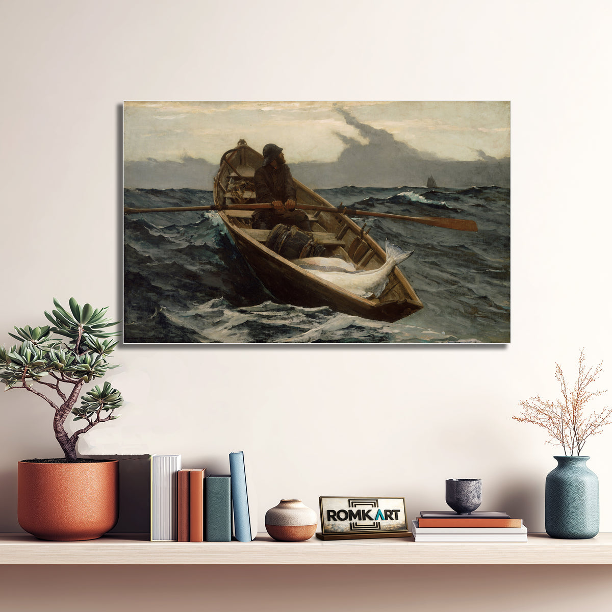 Winslow Homer The Fog Warning 1885 – Reproduction