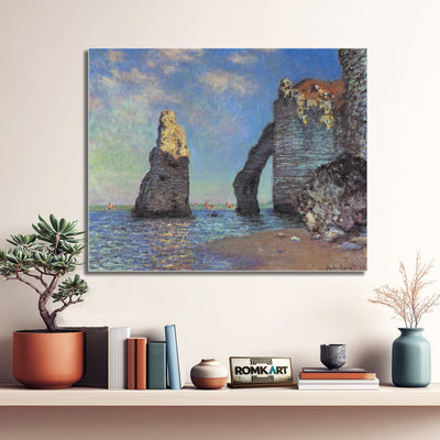 Claude Monet The Cliffs At Etretat C 1885 – Reproduction