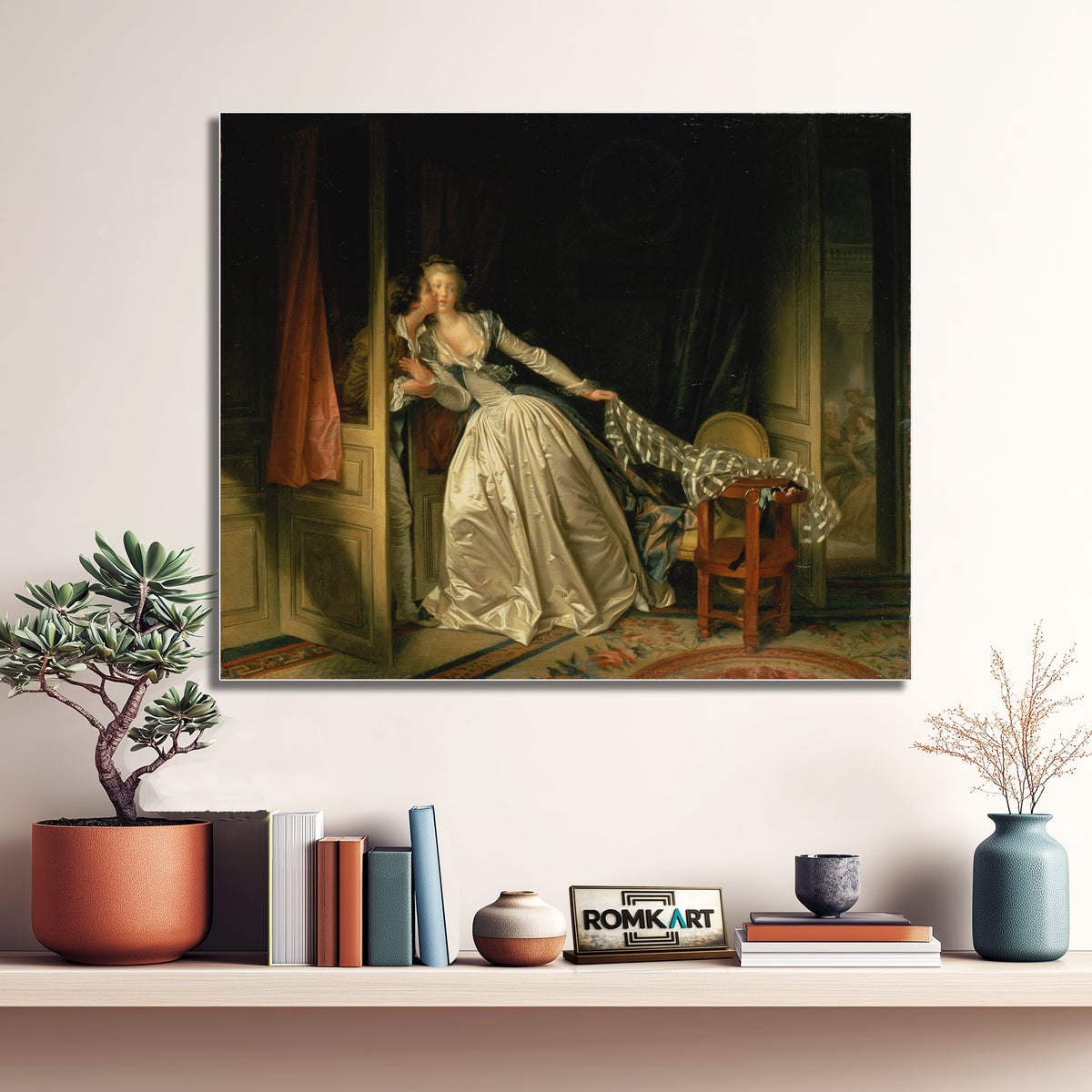 Jean-honor Fragonard The Stolen Kiss 1780 – Reproduction