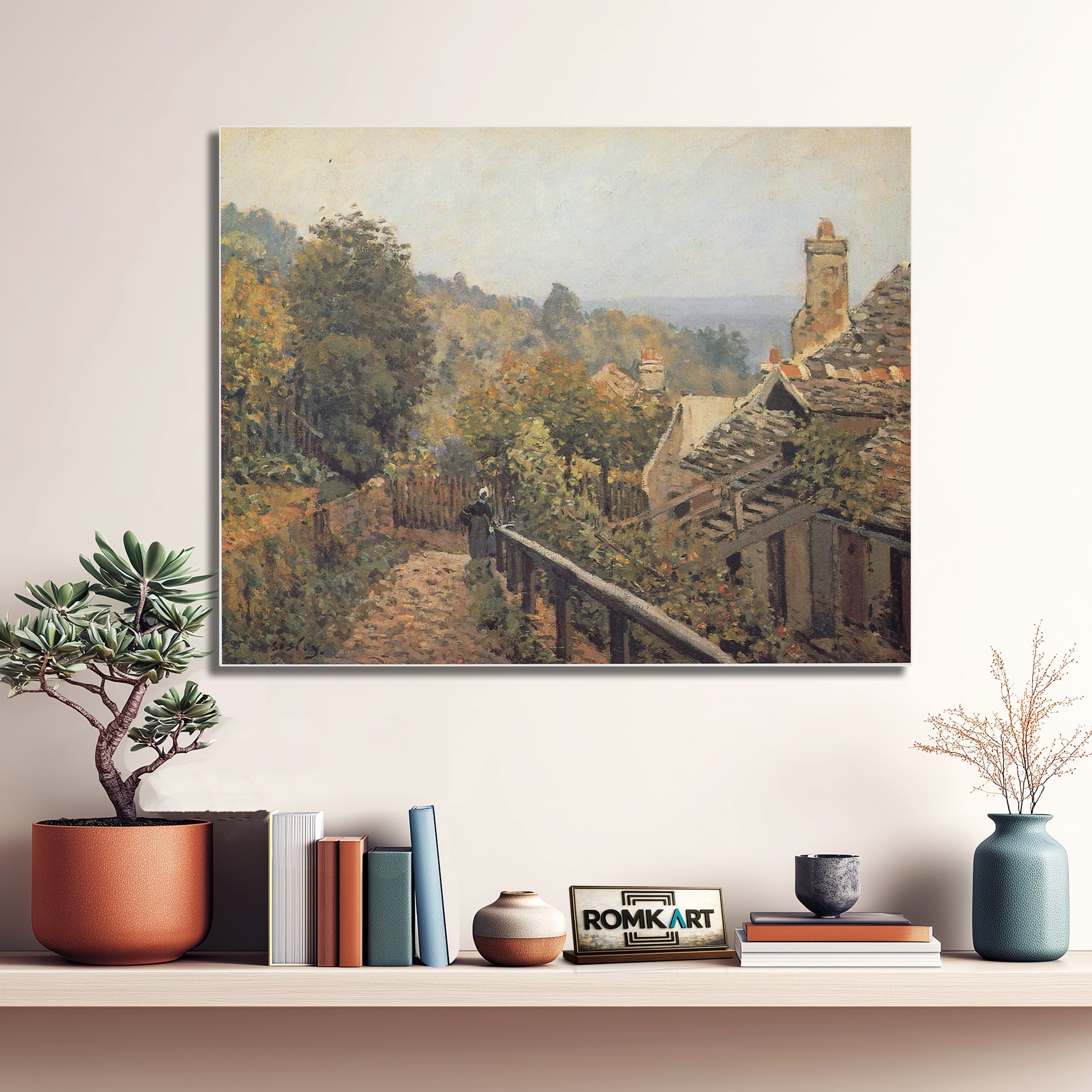 Alfred Sisley Louveciennes Or The Heights At Marly 1873 – Reproduction