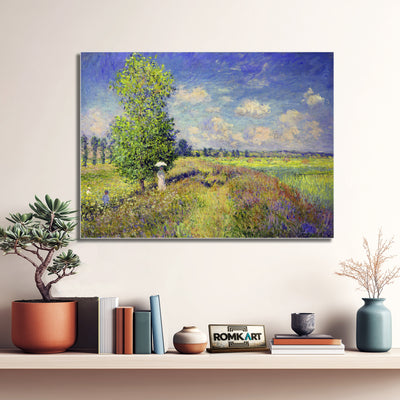 Claude Monet Summer Poppy Field 1875 – Reproduction