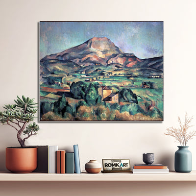 Paul Cezanne Mont Sainte-victoire Seen From Bellevue – Reproduction