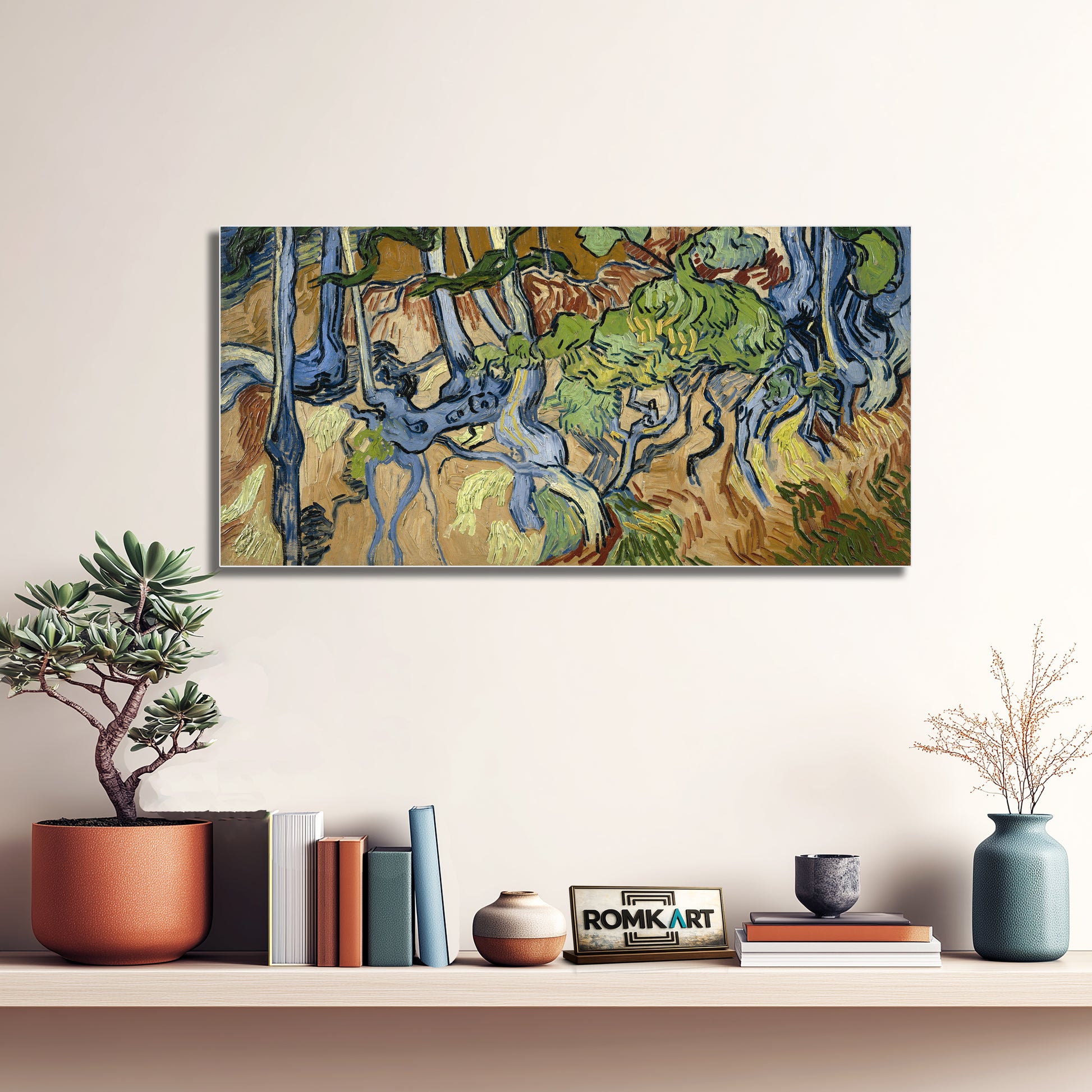 Vincent Van Gogh Tree Root 1890 – Reproduction