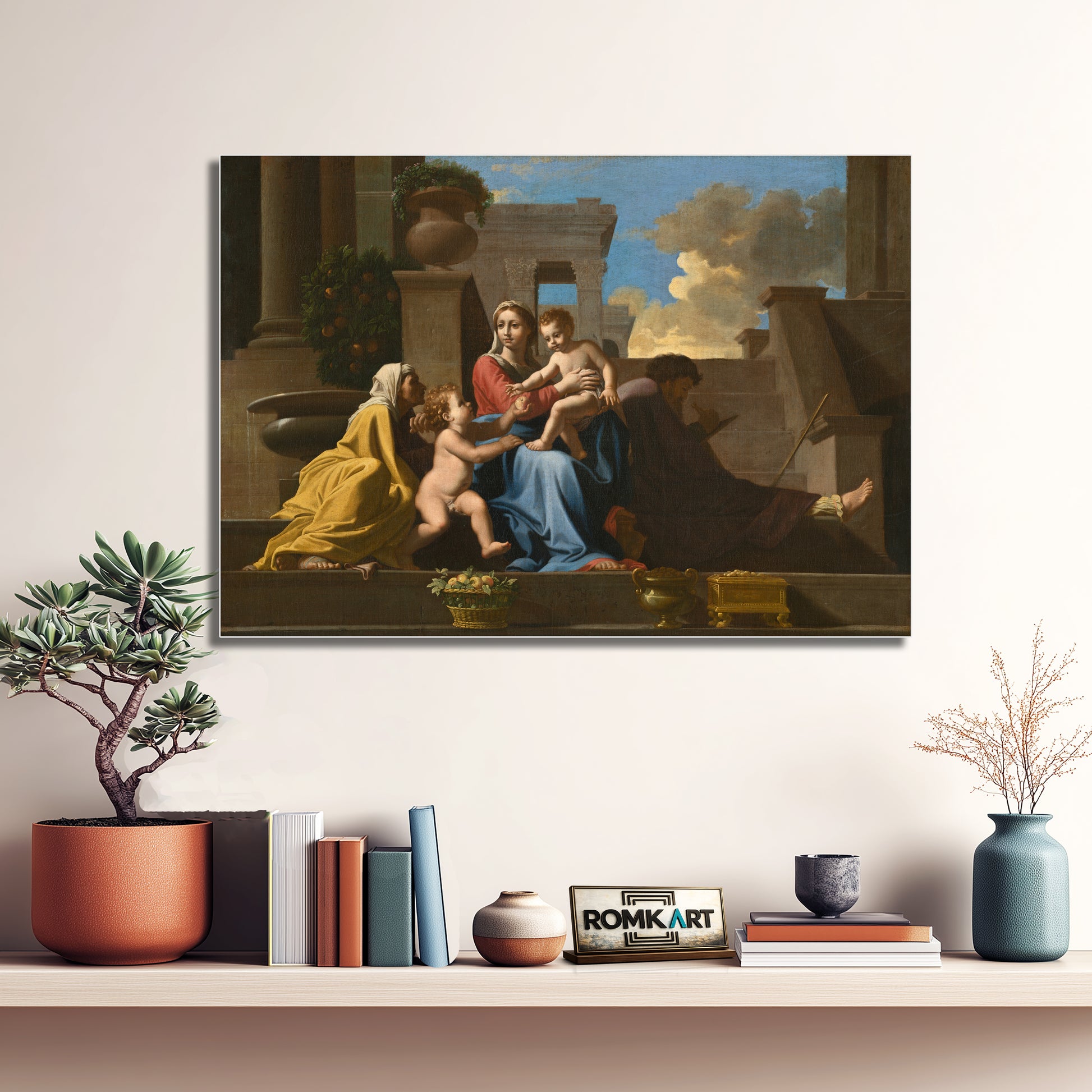 Nicolas Poussin The Holy Family On The Steps 1648 – Reproduction