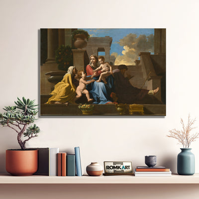 Nicolas Poussin The Holy Family On The Steps 1648 – Reproduction