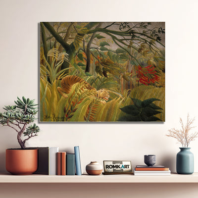Henri Rousseau Tiger In A Tropical Storm - Surprised 1891 – Reproduction