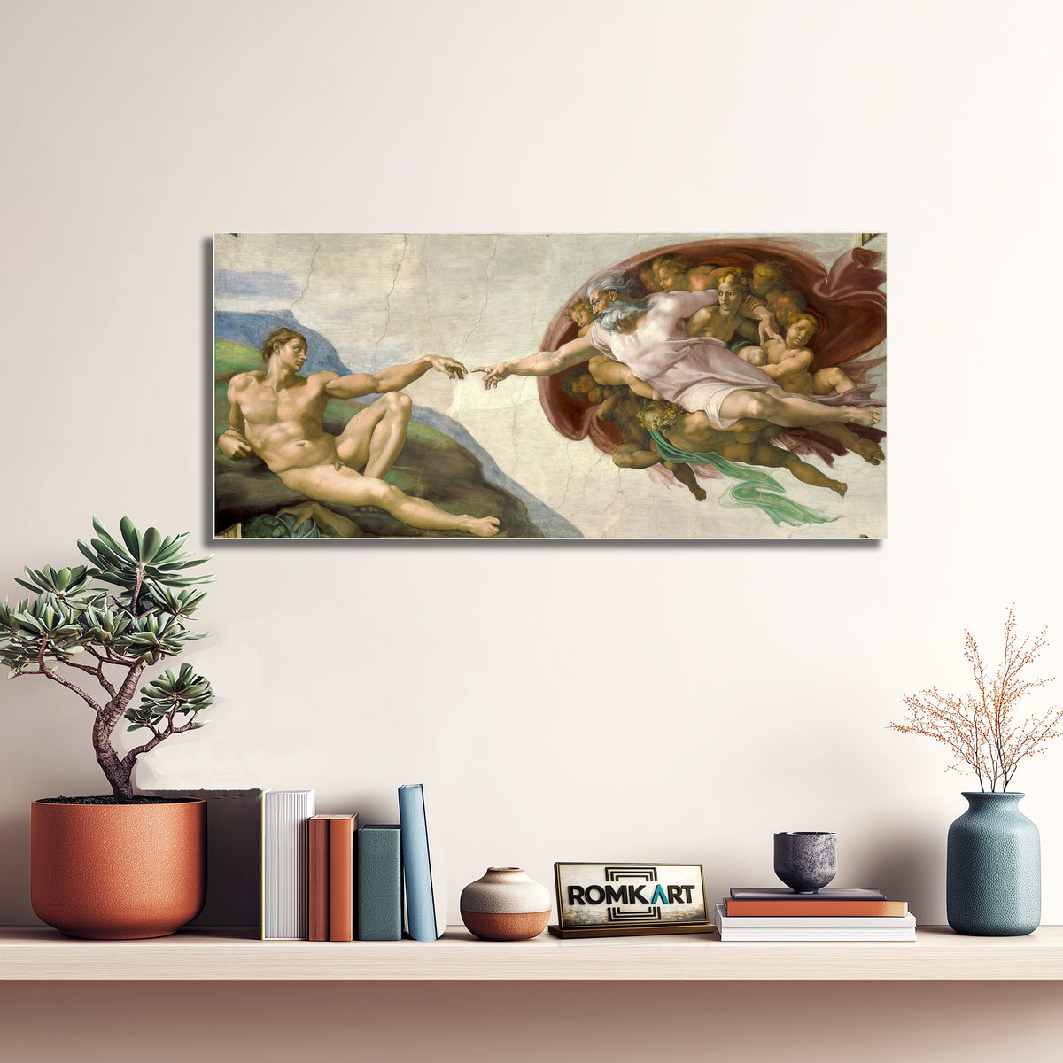 Michelangelo The Creation Of Adam 1508-1512 – Reproduction