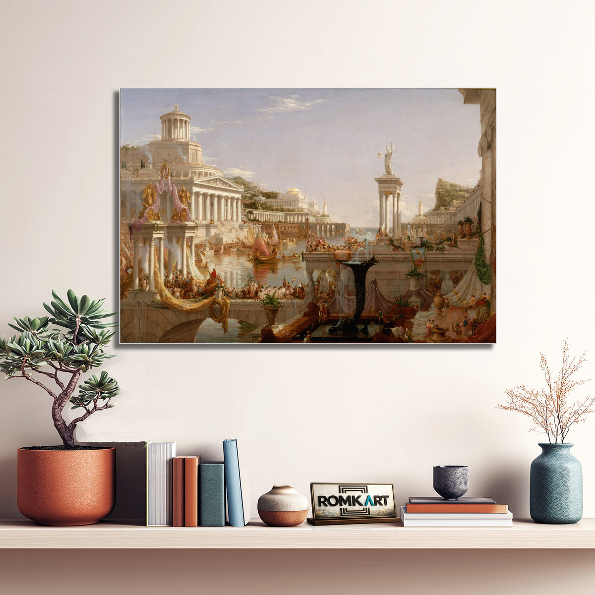 Thomas Cole The Course Of Empire The Consummation Of Empire 1836 – Reproduction