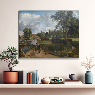 John Constable Flatford Mill Scene On A Navigable River 1816 – Reproduction