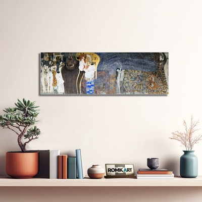 Gustav Klimt Beethoven Frieze The Hostile Powers Panel 5 Short Wall – Reproduction