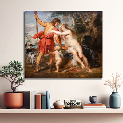 Peter Paul Rubens Venus And Adonis C 1630 – Reproduction
