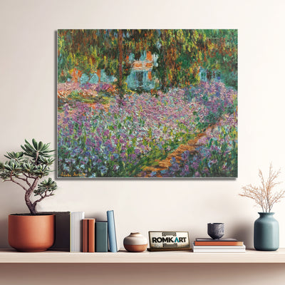 Claude Monet Irises The Artist's Garden at Giverny 1900 – Reproduction
