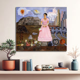 Frida Kahlo Self-portrait On The Borderline Between Mexico And The United 1932 – Reproduction