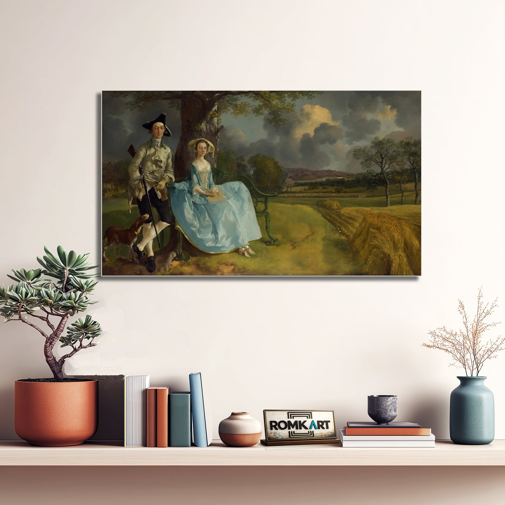 Thomas Gainsborough Mr And Mrs Andrews 1748 – Reproduction
