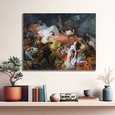 Eugene Delacroix The Death Of Sardanapalus 1827 – Reproduction