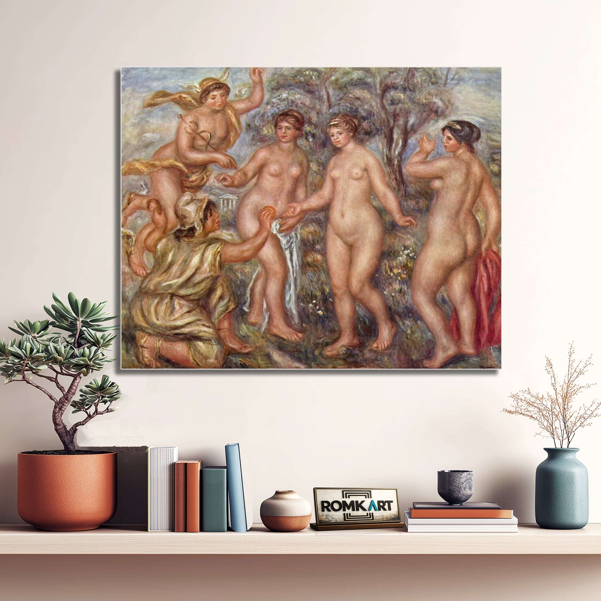 Pierre-auguste Renoir The Judgment Of Paris 1908-1910 – Reproduction