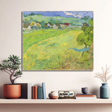 Vincent Van Gogh Les Vessenots Auvers View Of Vessenots Near Auvers 1890 – Reproduction